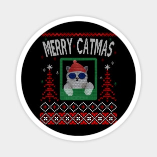 Merry catmas Magnet